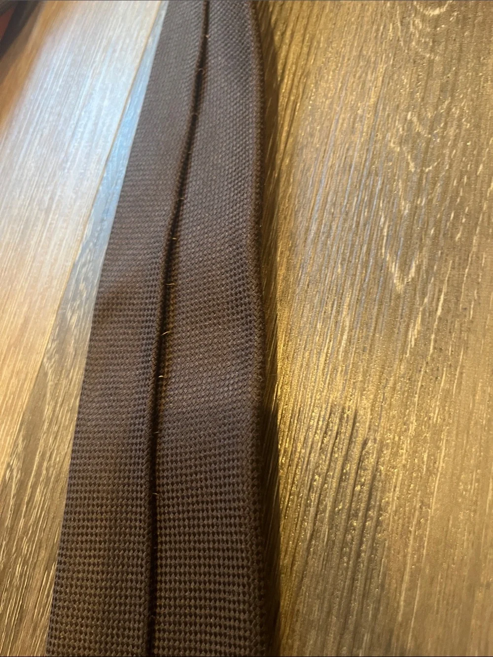 Hermes Brown Textured Silk Tie in Signature Box